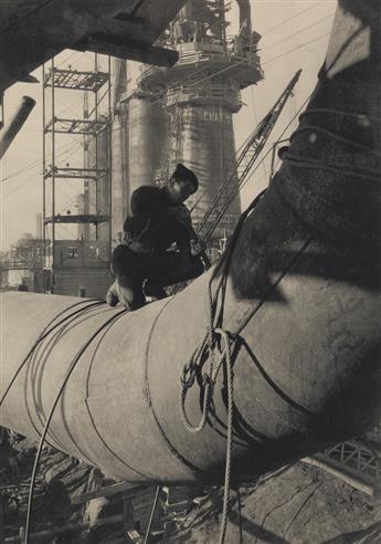 MARGARET BOURKE-WHITE. A pair of portfolios, each entitled Twelve Soviet Photo-Prints.